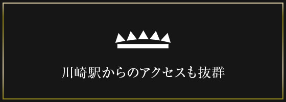 川崎駅からのアクセスも抜群